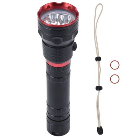 Sukellusvalo 5000LM portaattomasti himmennettävä kannettava sukellus KLB