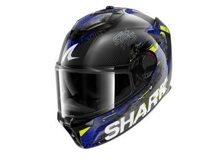 Casco Integrale Shark Spartan GT Pro Carbon Speed-Vib Antracite/Blu XL