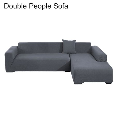 1 sæt sofabetræk Tykke ridsefast ensfarvet aftagelig sofabeskytter til hjemmet