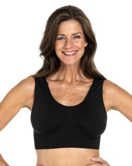 Seamless bh-topp Svart - 58/60 - Louise