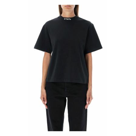 Heron Preston, T-Shirt Hwaa 033C99Jer 001 Zwart, Dames, Maat:XS