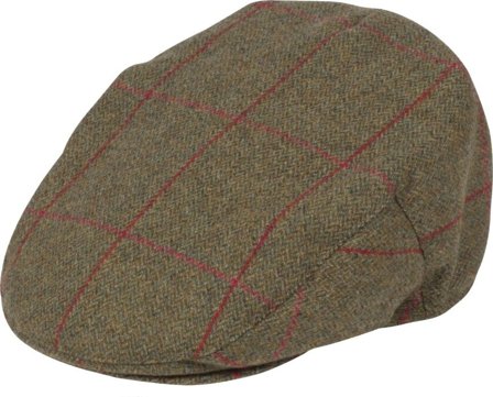 Alan Paine M's Combrook Waterproof Tweed Cap Sage
