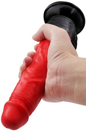 Kjøp MonsterRed Silicone Dildo Sapio 25 cm - Monster dildo | God pris