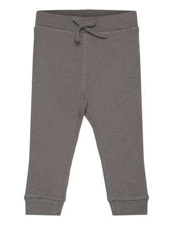 Pants Rib Bottoms Sweatpants Grey Minymo