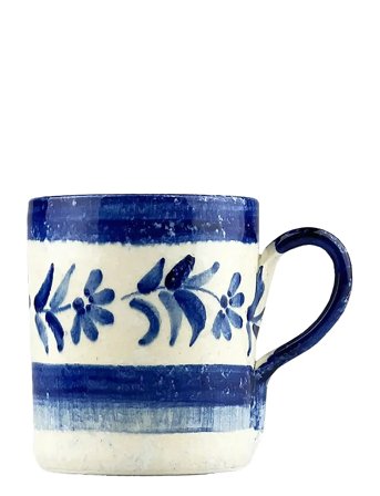 Selbrae House Krus I Keramik - Blue - 9.5 CM