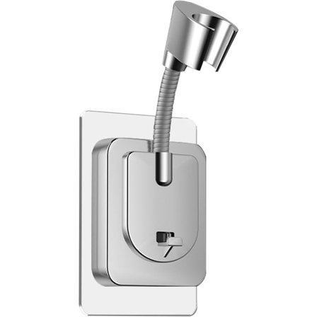 Brusehovedholder, Håndbrusehovedholder, Brusehovedholder uden boring, Justerbar håndbrusehovedholder med silikoneadapter