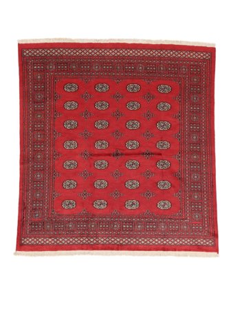 Oriental Pakistan Bokhara 2Ply Rug 198X199 Square Dark Red/Black Wool