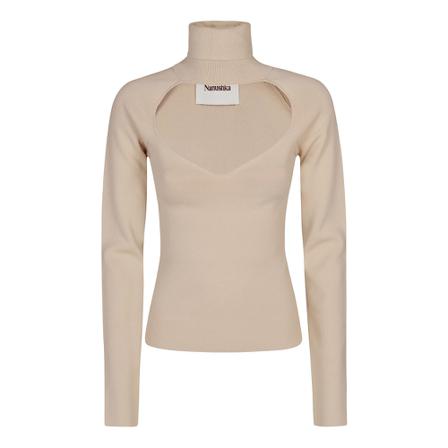 Nanushka, Top Beige, Dames, Maat:M,Viscose