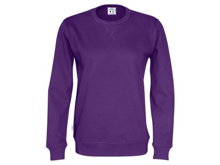 Cottover Sweatshirt Crew Neck herr lila XXS - Lyreco - Arbetskläder > Arbetströjor > Sweatshirts och koftor