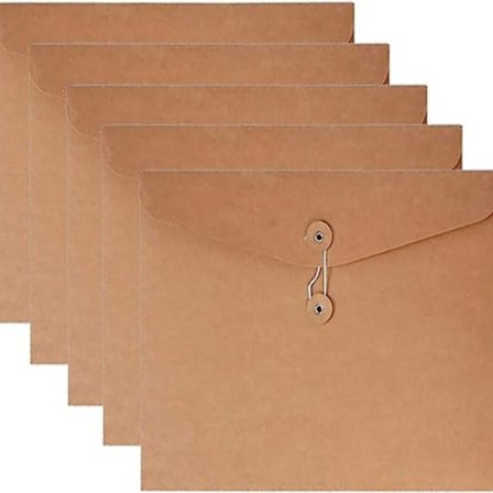 5 ST Filpåse Tom filpåse för kontor