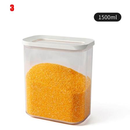 Säilytyslaatikko Muovi Ruokasäilytyspurkki Vilja Säilytysastia Paksuuntunut Kosteudenkestävä Keittiölle 3