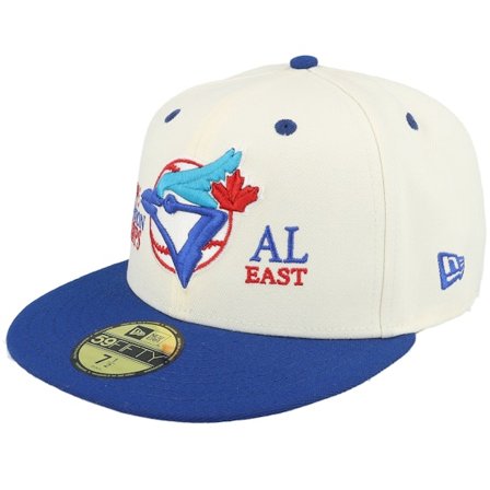New Era - Beis fitted Gorra - Toronto Blue Jays MLB 93 Division 59FIFTY Chrome/Royal Fitted @ Hatstore
