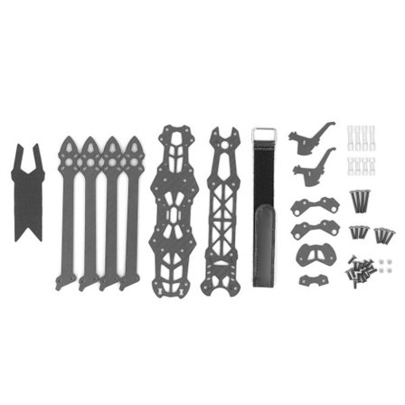 Drone-runko 7 tuuman H-rakenne 295 mm hiilikuituinen kilpa-drone-runko Quadcopter-runko Mark 4:lle