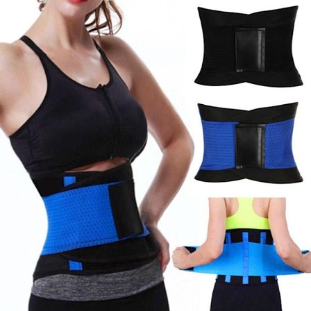 Waist Slim Trimmer Waist Cincher Trainer BLUE M