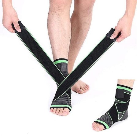 Ankle Brace Adjustable Breathable Ankle Support With Elastic Fabric Compression Ankle Wrap For Sports Protect