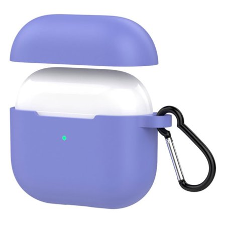 AirPods Pro yksinkertainen silikonikotelo - Violetti
