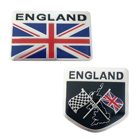 Englanti UK Bildecal 3D-tarra autolle 2-pakkaus