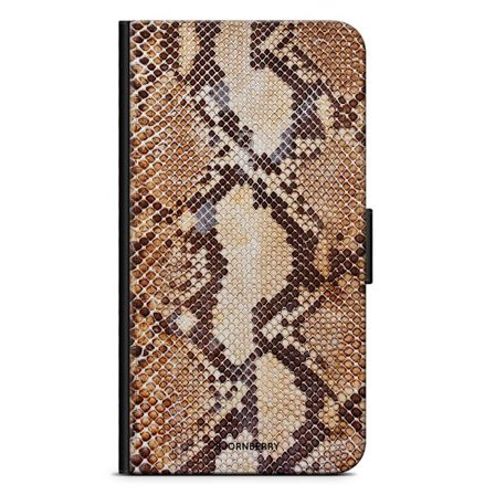 Bjornberry Fodral Samsung Galaxy S21 Ultra- Brun Ormskinn