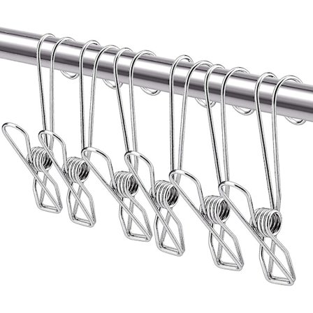 20 stk. Metal Tøjpinde, 9,5 cm Rustfrit Stål Tøjpinde Vask Tøj Klips