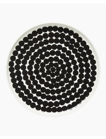 Siirtolapuutarha Plate 20Cm Black Marimekko Home