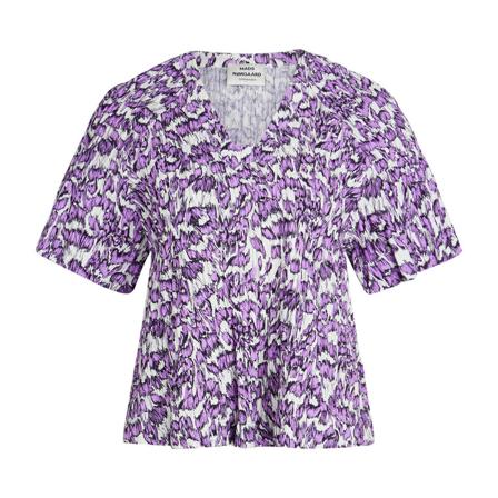 Mads Nørgaard, Blouse Paars, Dames, Maat:XL,polyester