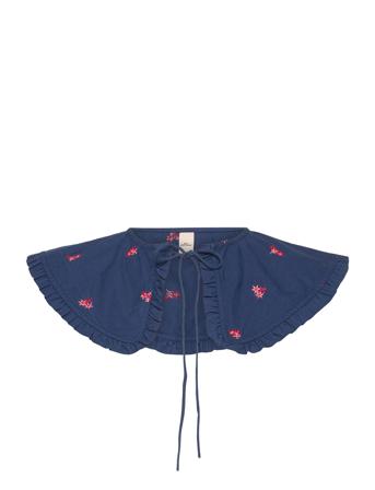 Aubree Dark Blue Collar Accessories Collars Blå Becksöndergaard