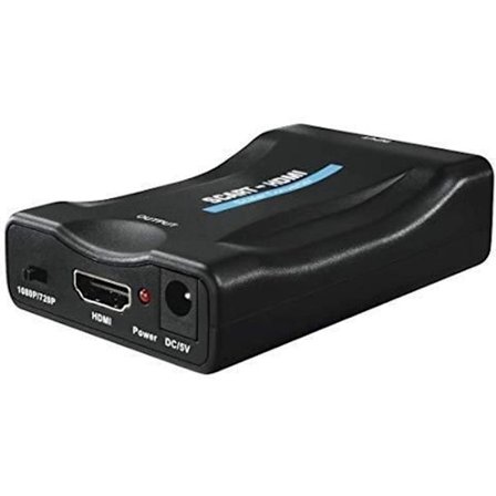 AV/SCART till HDMI-omvandlare - Hama - Full-HD 1080p - NTSC-kompatibel - USB-tillbehör ingår