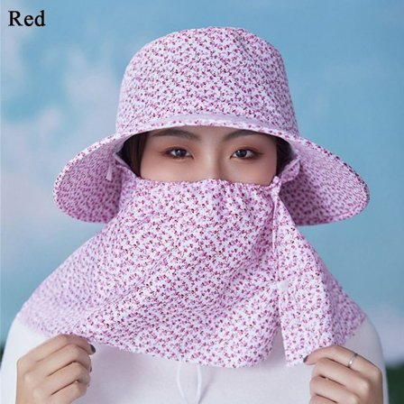 Solhatt UV-beskyttelseshatter RØD