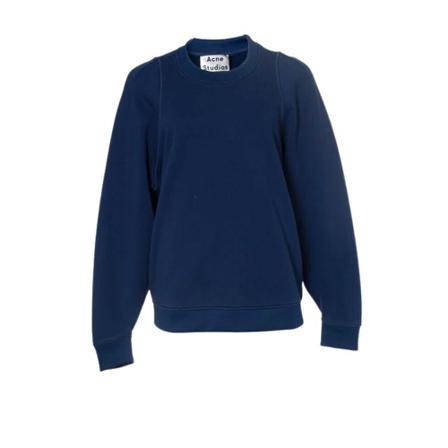 Acne Studios Pre-owned, Pre-owned Cottontops Blauw, Dames, Maat:S,polyester