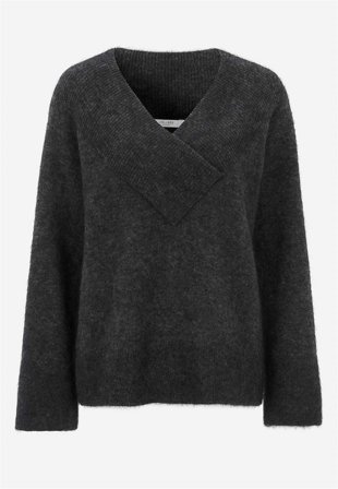 Cellbes of Sweden - Genser Premium i mohair- og ullblanding i mørk grå / melert for damer i størrelse 42/44