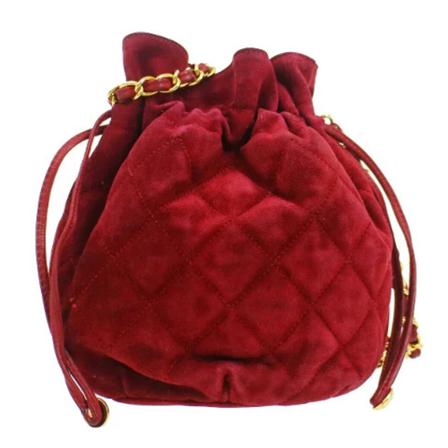 Chanel Vintage, Pre-owned Suede shoulder-bags Rood, Dames, Maat:ONE Size