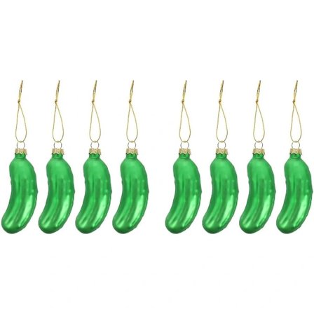 /EA/8 kpl Kurkku koriste Joulukuusi Marinoitu Kurkku Elävä Kurkku Joulukurkku Joulukurkku