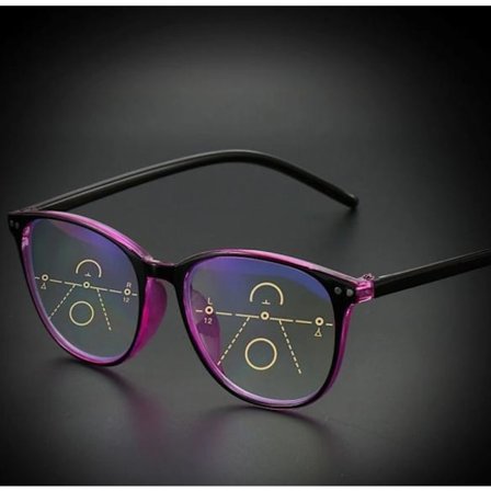 Progressiiviset monitehoiset lukulasit Sinisen Valon Suodattavat Tietokoneen Lasit Musta Punainen