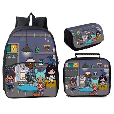 Toca Life World Toca Life World 3-delad skolväska med rund ficka