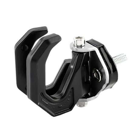 Universal Motorcykel Bagage Taske Modificeret Aluminium Legering Hænger Krog Holder Sort/Sølv