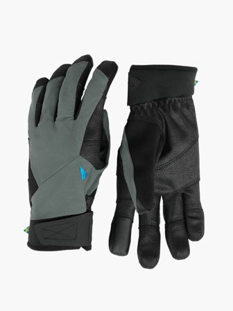 Klättermusen Galar Gloves Unisex - Teal Grey - M