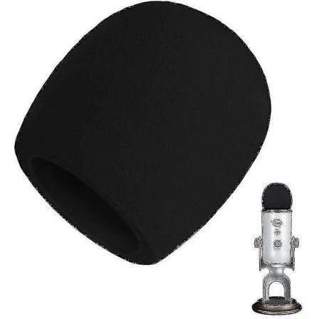 Yuanxi Udskiftnings Vindskærm Skum Mikrofon Vindhætte Kompatibel Med Blue Yeti Mikrofoner