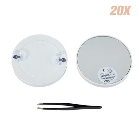 10/20X Makeup Forstørrelsesspejl Sovesaler Hjemmekontor Sugekop