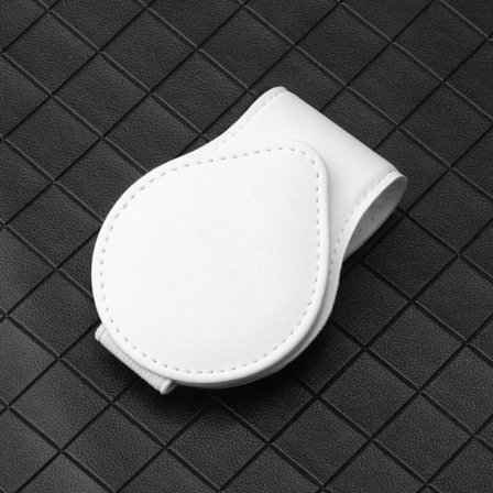 Bil Solskydd Glasögon Hållare Bill Card Holde Vit