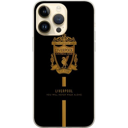 Yhteensopiva Puhelinkuori Apple iPhone 15 Pro Max Liverpool seuramerkki punainen valkoinen musta muotoilu