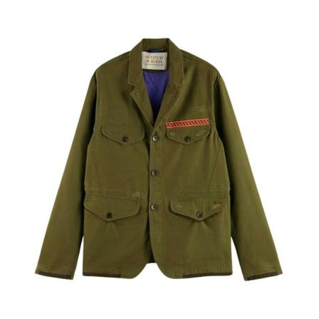 Scotch & Soda, Jackets Groen, Heren, Maat:M