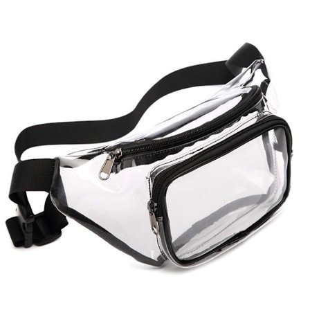 Fanny Packs for Women Men, Clear Fanny Pack Waterproof Cute Waist Bag Clear