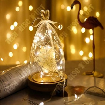 LED-valoketju - TD - 5M - Valkoinen - Paristothan - Sisätiloihin