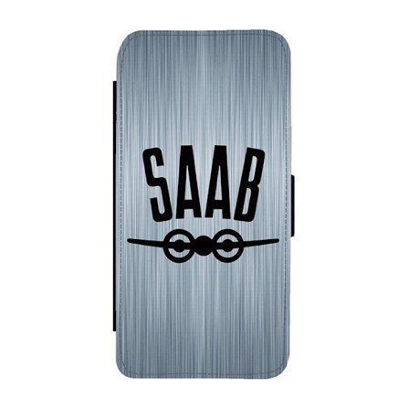 SAAB Logo Innan 1969 iPhone 15 Flip Mobilfodral
