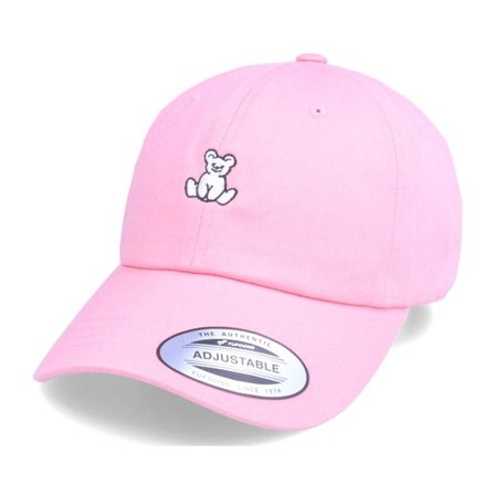 Abducted - Rosa unconstructed Keps - Tiny Teddy Bear Pink Dad Cap @ Hatstore