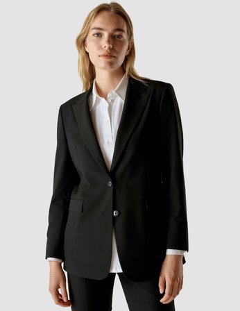 Shaping New Tomorrow - Dame - Women Essential Blazer - Black - Størrelse XS