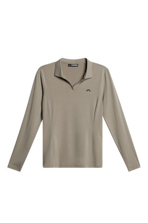 J.Lindeberg - Golf - Falah Long Sleeve Polo - Grey - - XS