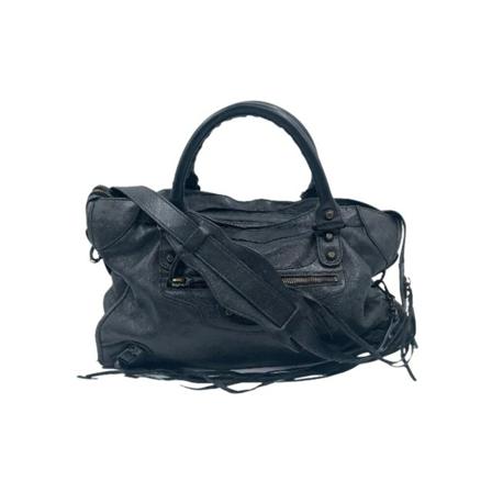 Balenciaga Vintage Pre-owned Læder balenciaga-tasker Sort, Dame Vintage Tasker, Størrelse: ONE Size