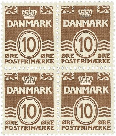 Danmark 1938 - AFA 235a - 4-blok - Postfrisk