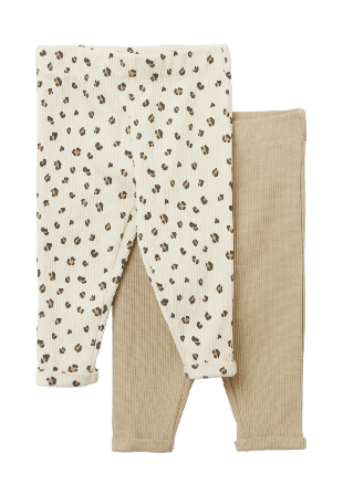 RIKIKI Ribbade leggings DIDI, 2-pack Underdelar 80